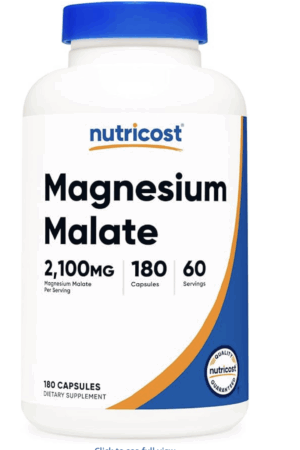 Nutricost Magnesium Malate 2100mg *180capsules*